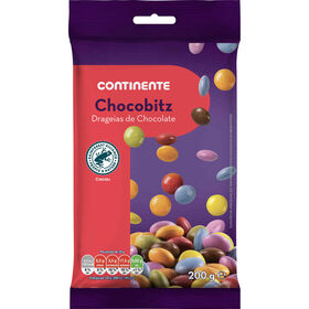 Drageias de Chocolate de Leite Continente