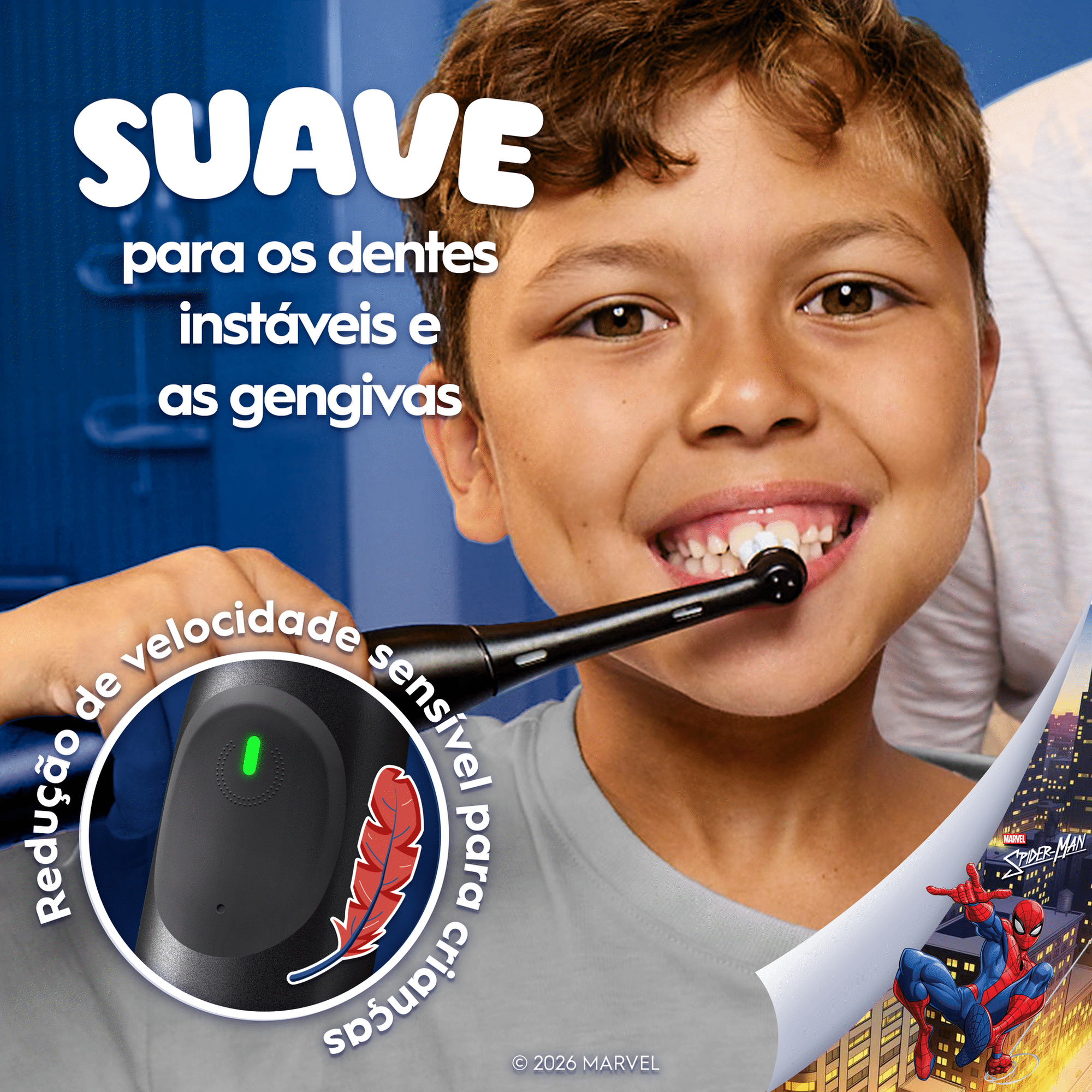 Escova de Dentes El&eacute;trica iO Kids Spiderman Oral-B