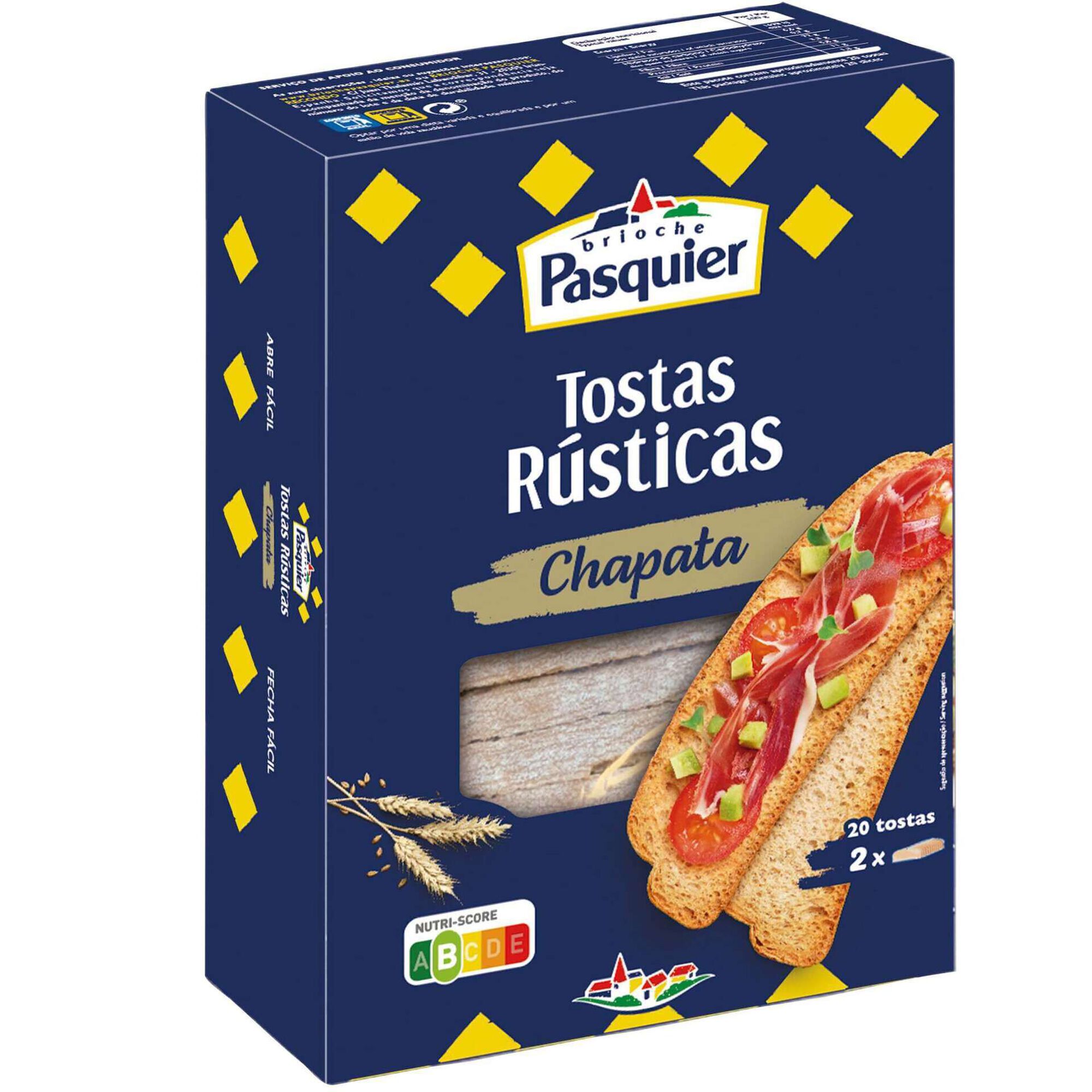 Tostas R&uacute;sticas Chapata Brioche Pasquier