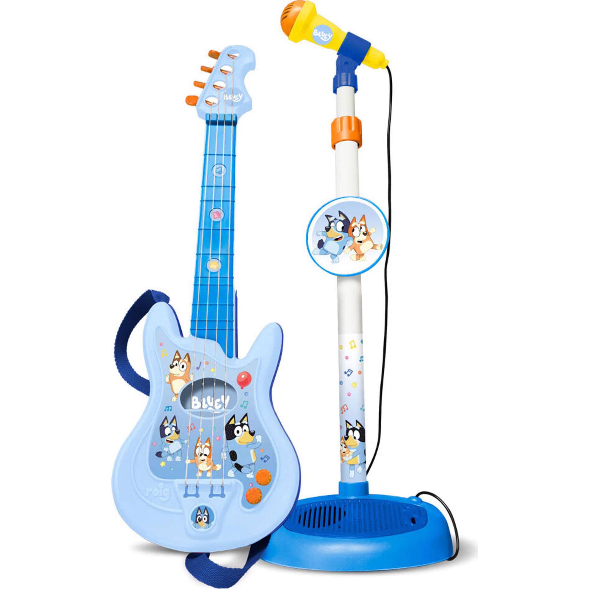 Microfone e Guitarra da Bluey Microfone e Guitarra da Bluey