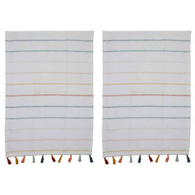 Conjunto 2 Panos Cozinha Tassles