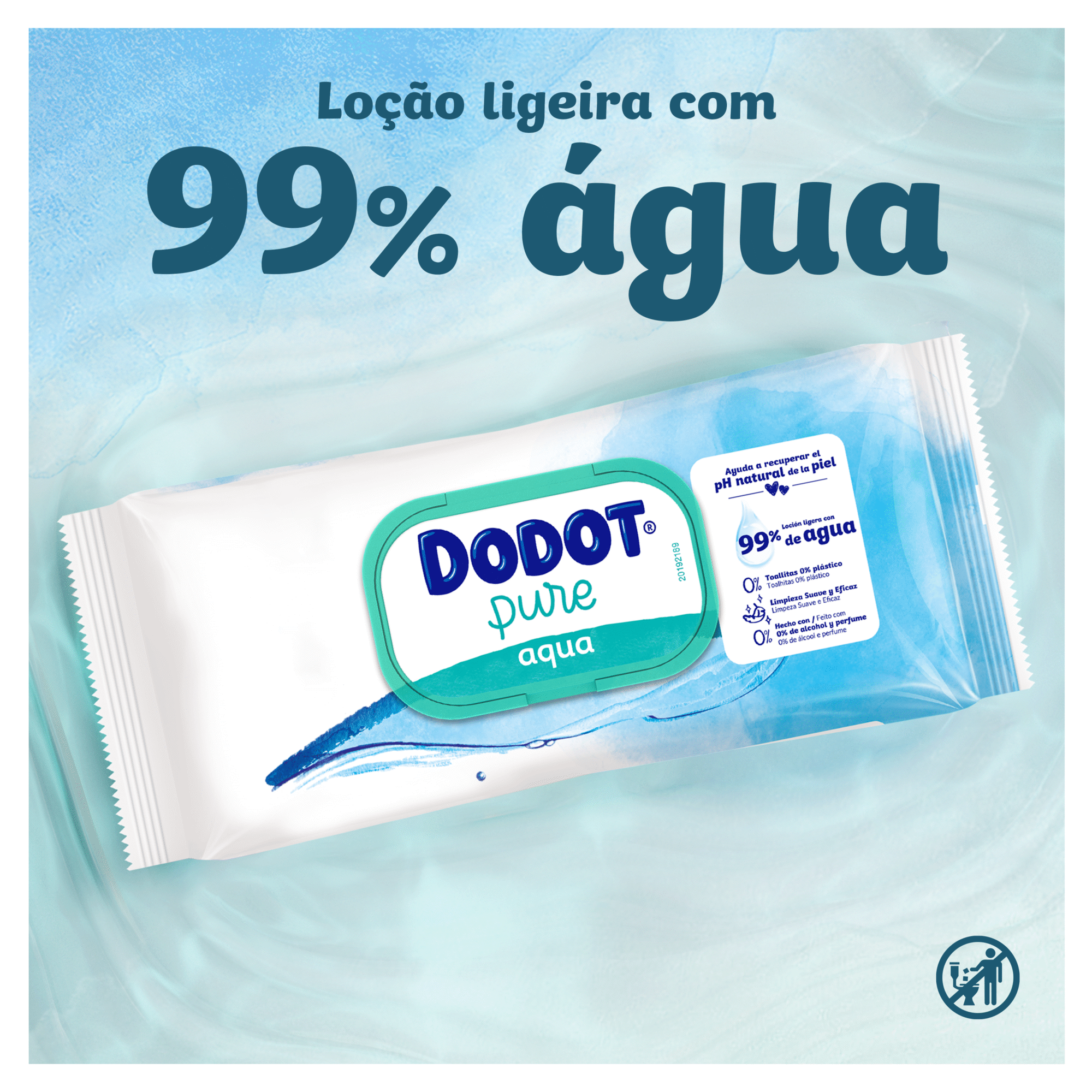 Toalhitas Bebé Aqua Pure