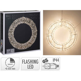Coroa 500 Leds Branco Quente