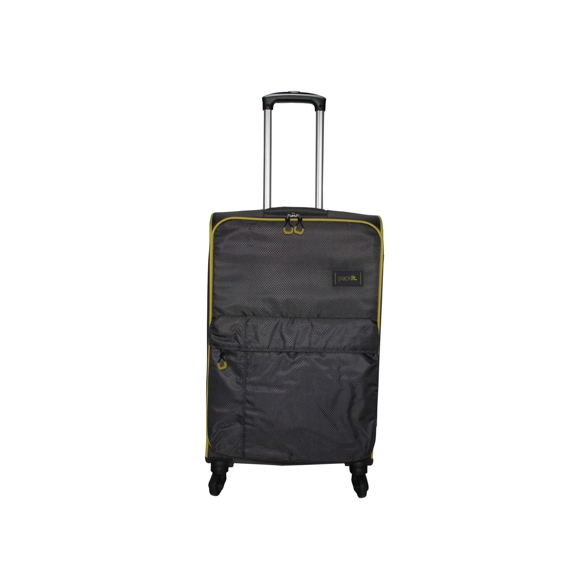 Mala de Viagem Grande 4 Rodas Cinza Marselha Pack It