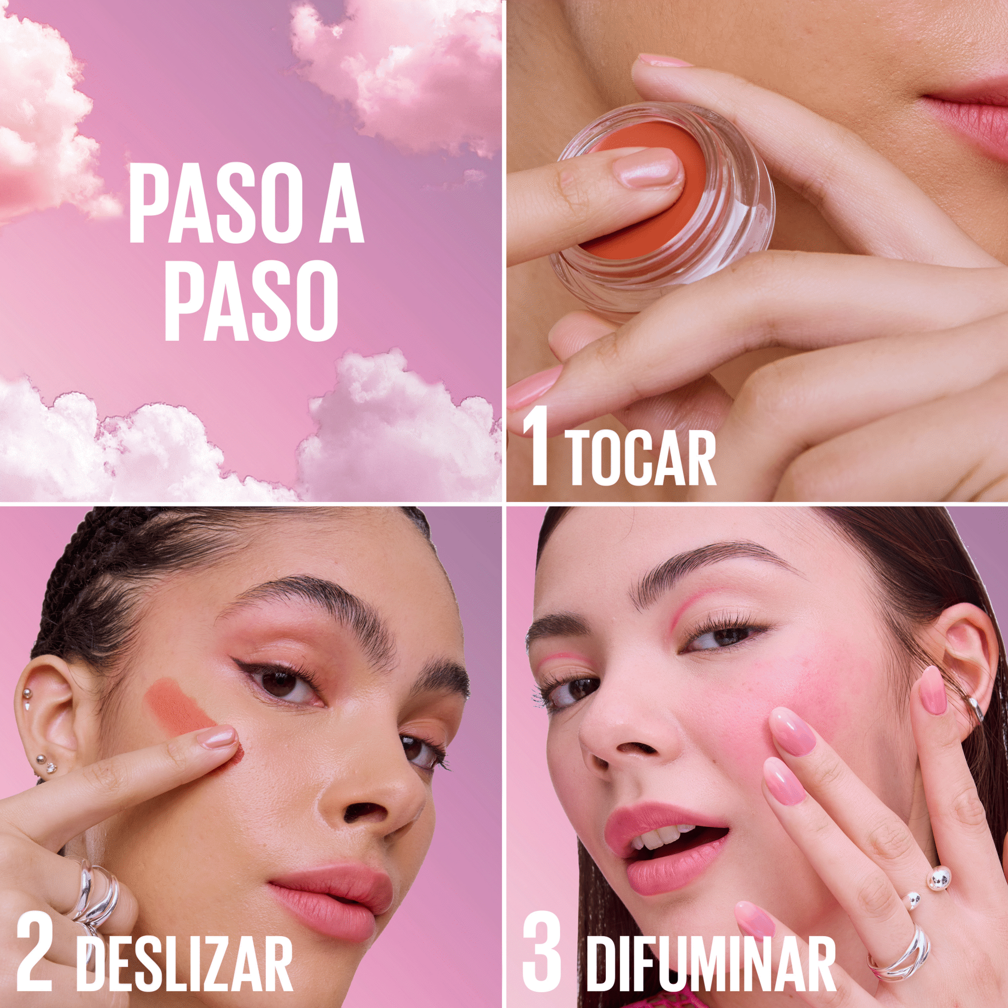 Blush Cheek & Lip Cloud Matte 08 Maybelline New York