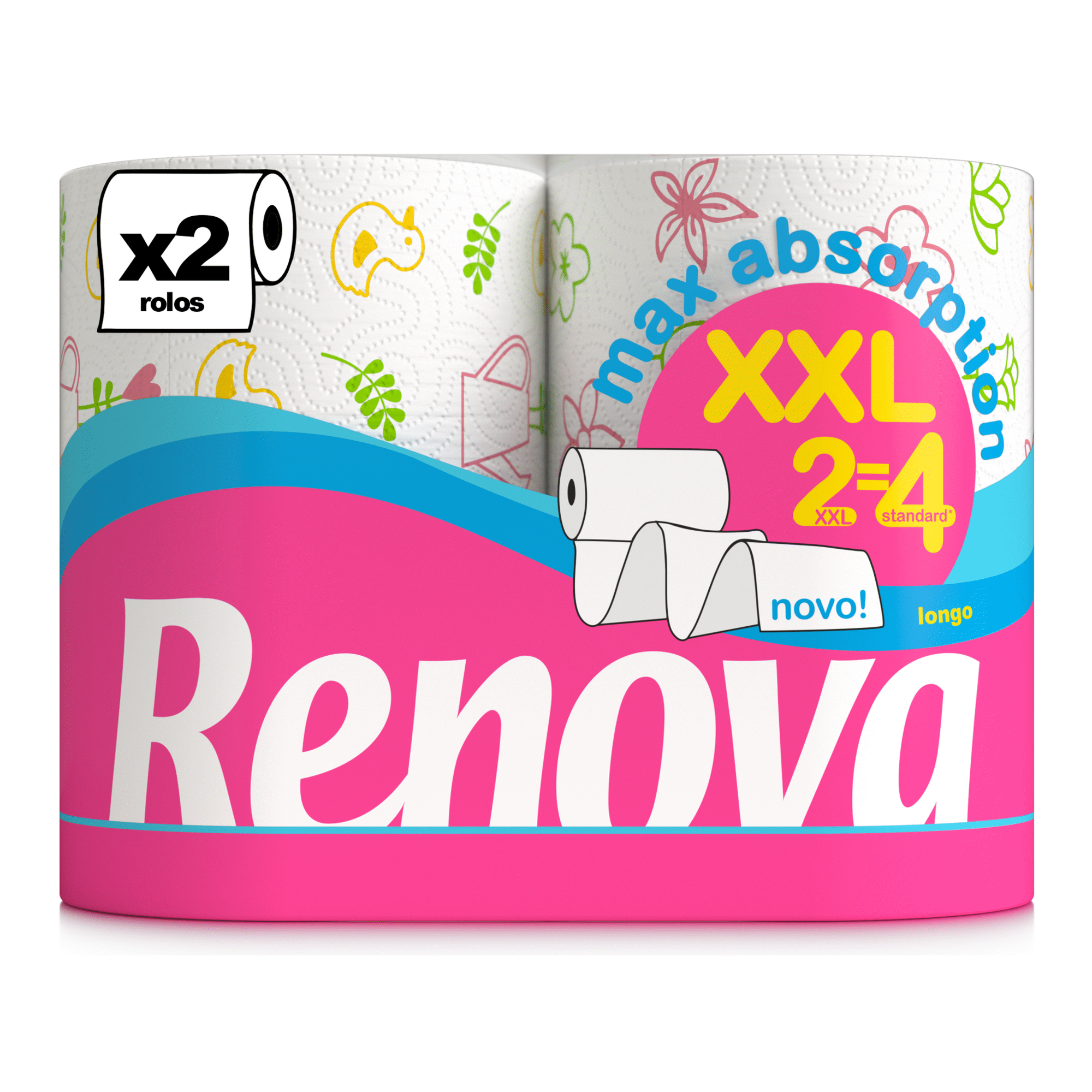 Rolo de Cozinha Max Absorption XXL Renova