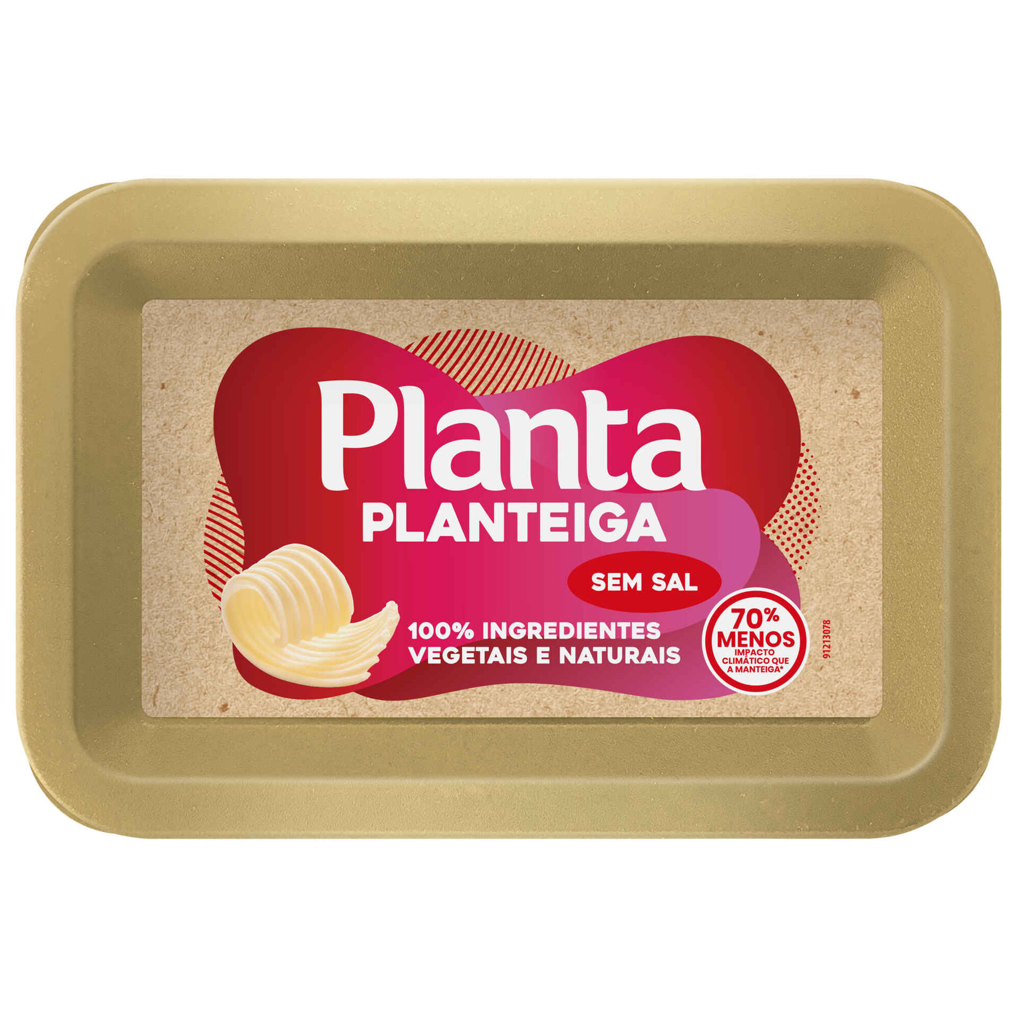 Creme para Barrar Planteiga sem Sal