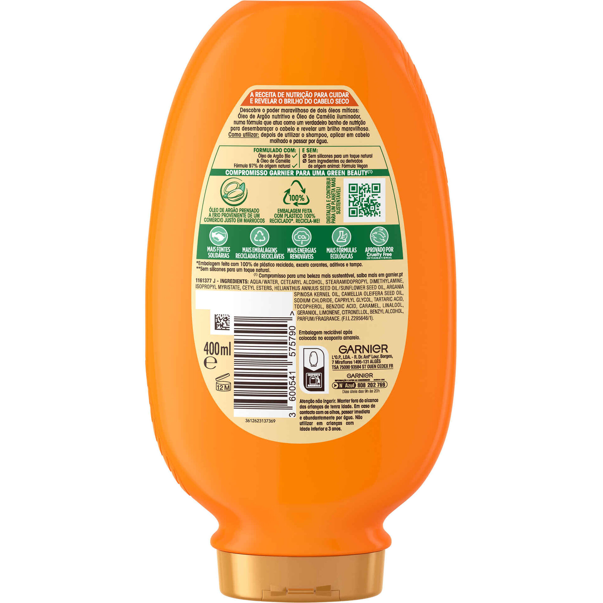 Condicionador Ultra Suave Óleos de Argão e Camélia