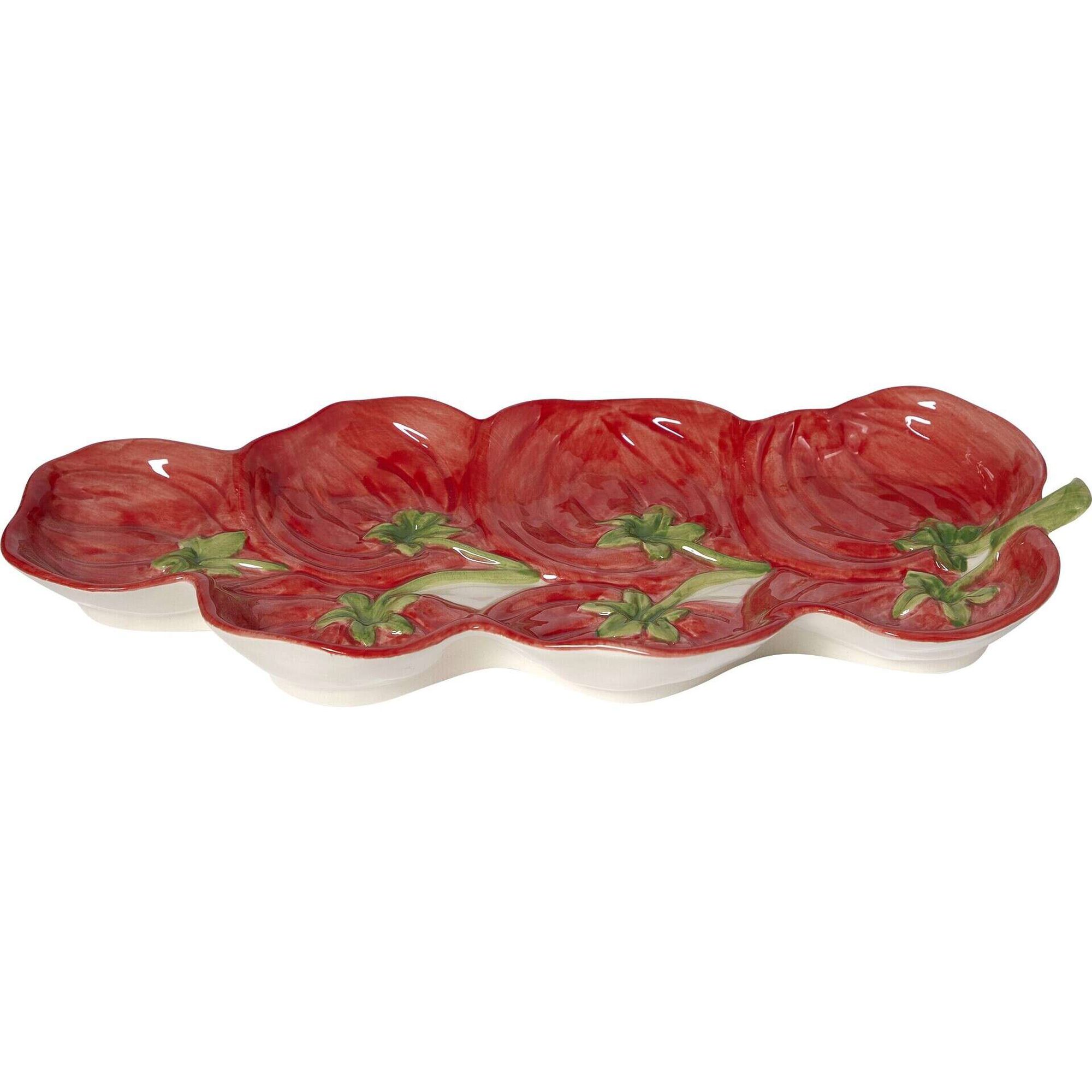 Prato Aperitivos 31x15x3,5cmTomates Kasa