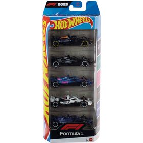 Hot Wheels - Pack 5 Carrinhos F1