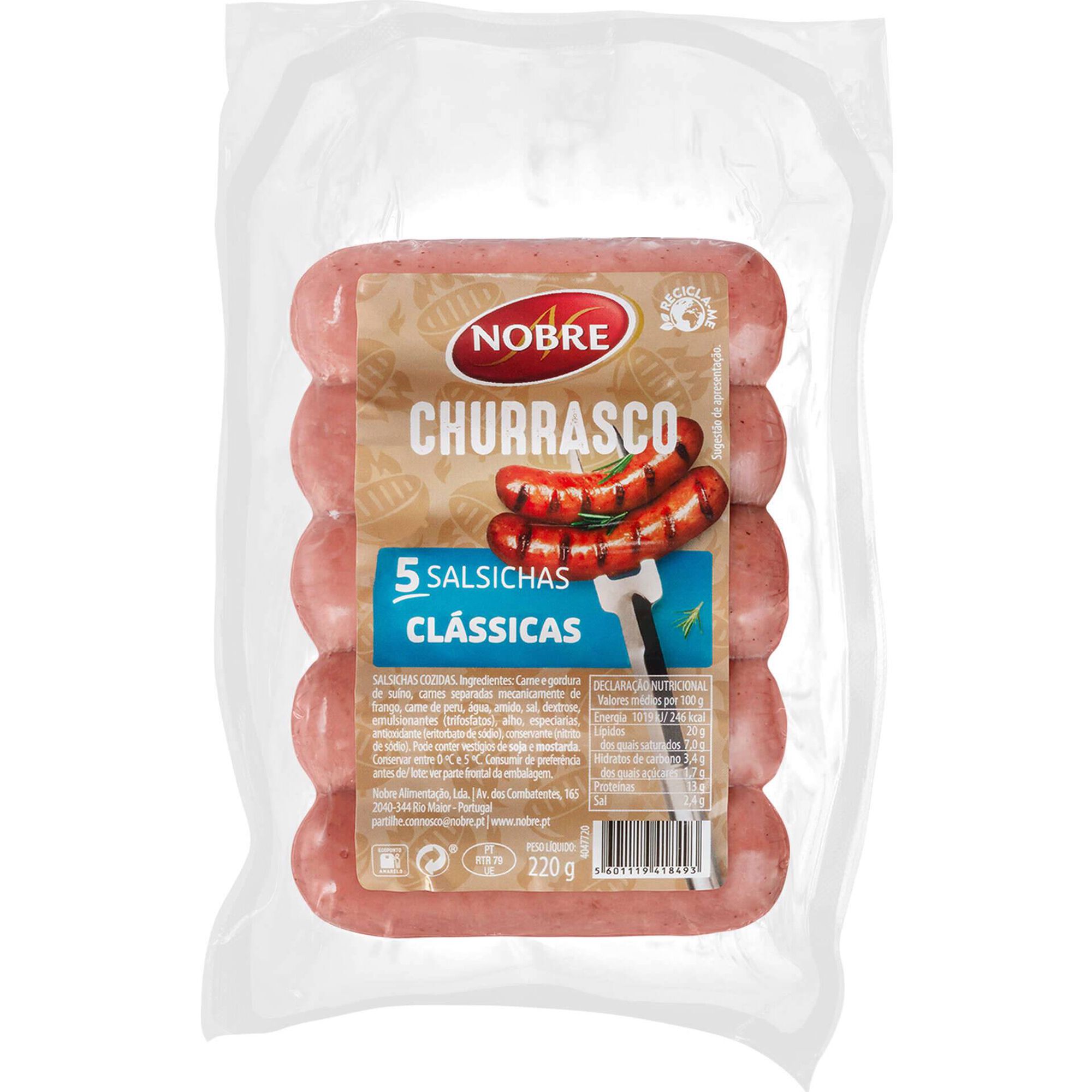 Salsichas de Churrasco