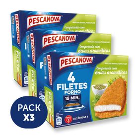Filetes de Pescada com Ervas Arom&aacute;ticas Pescanova