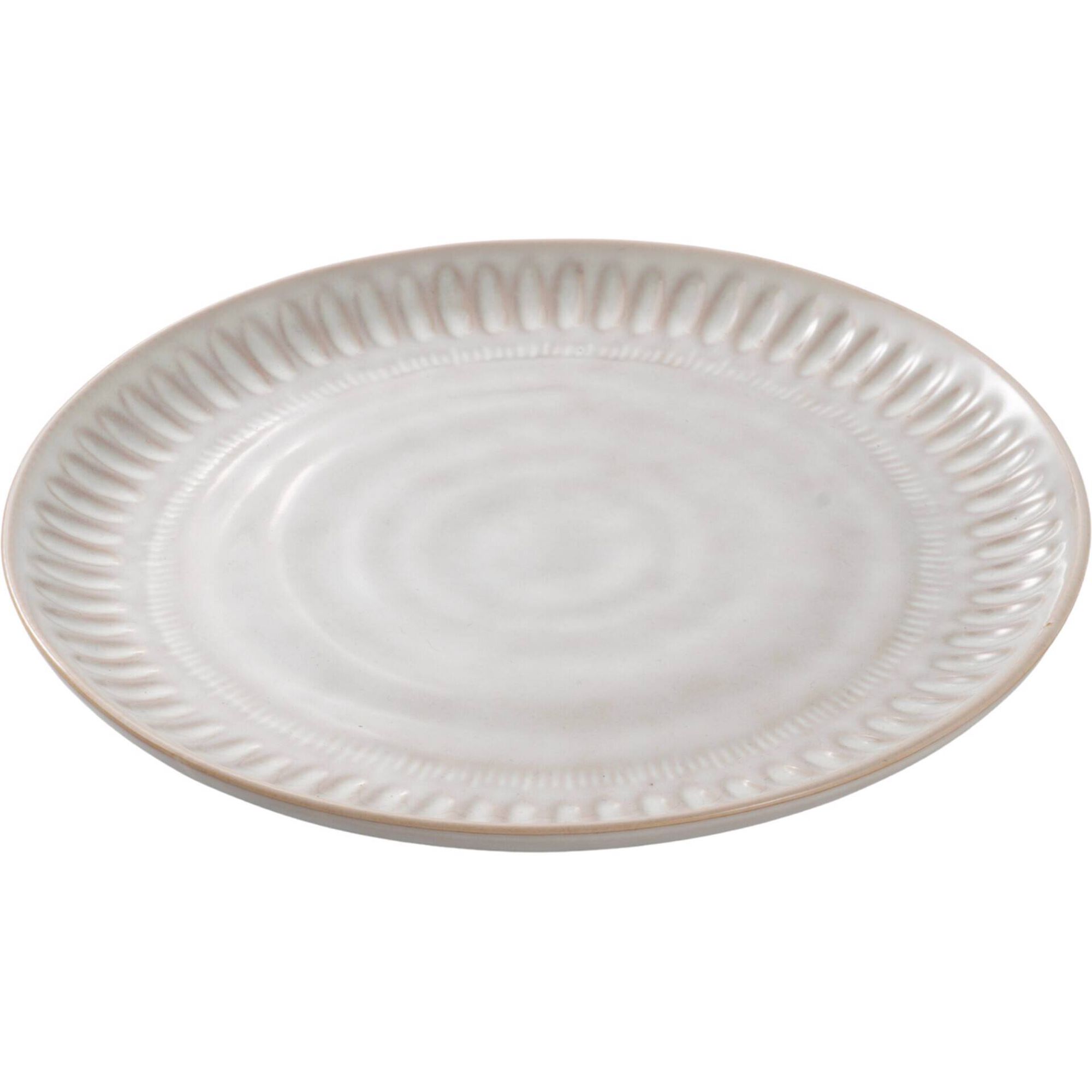 Prato Sobremesa Reativo Cinza Kasa