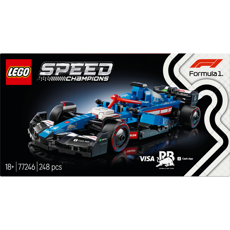 LEGO Speed Champions - Carro de Corrida Visa Cash App RB VCARB 01 F1 - 77246