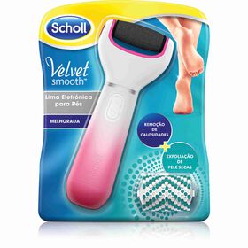 Lima de P&eacute;s El&eacute;trica Velvet Smooth Rosa Scholl