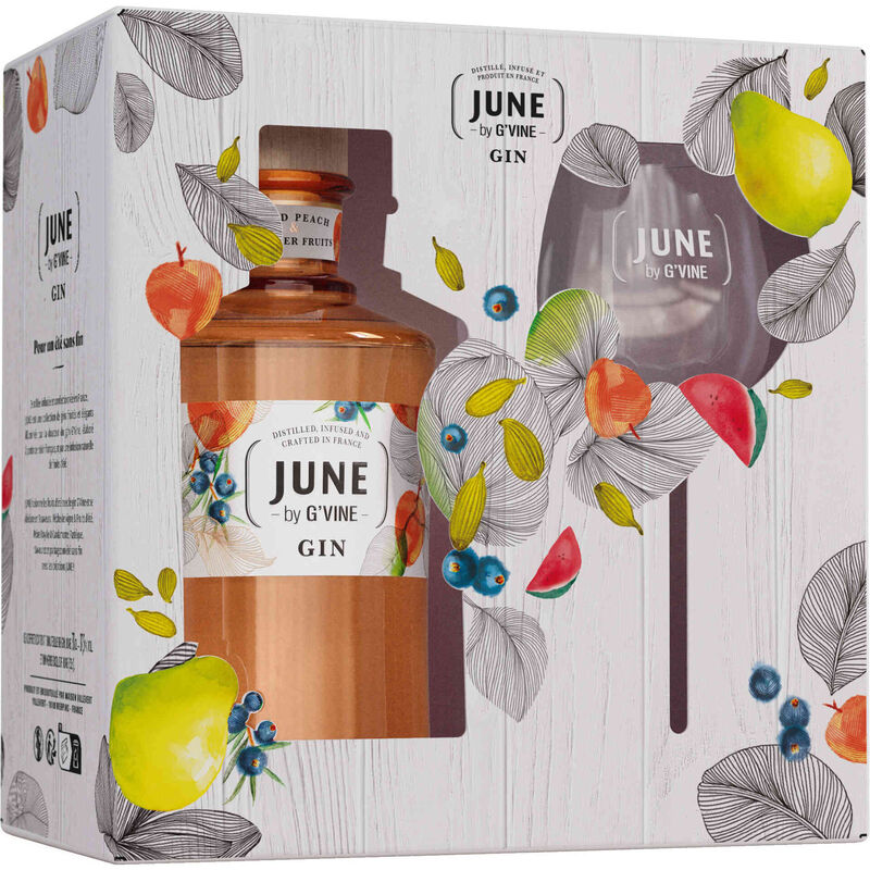 Gin June By G'Vine Peach com Copo