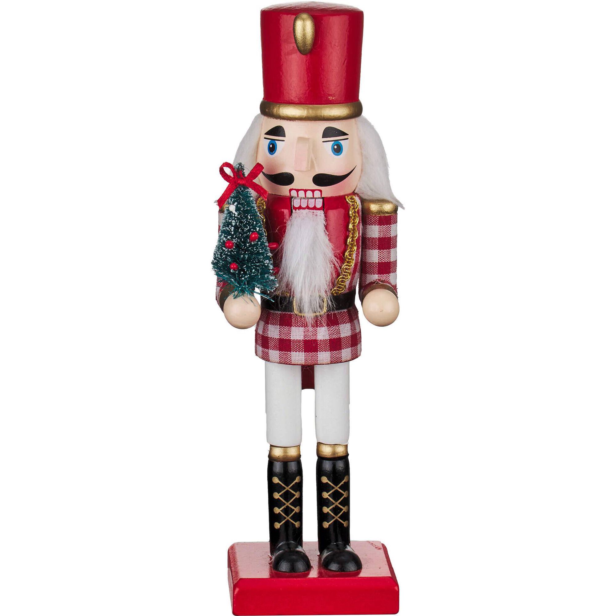 Quebra-Nozes 25cm Padrão Tartã