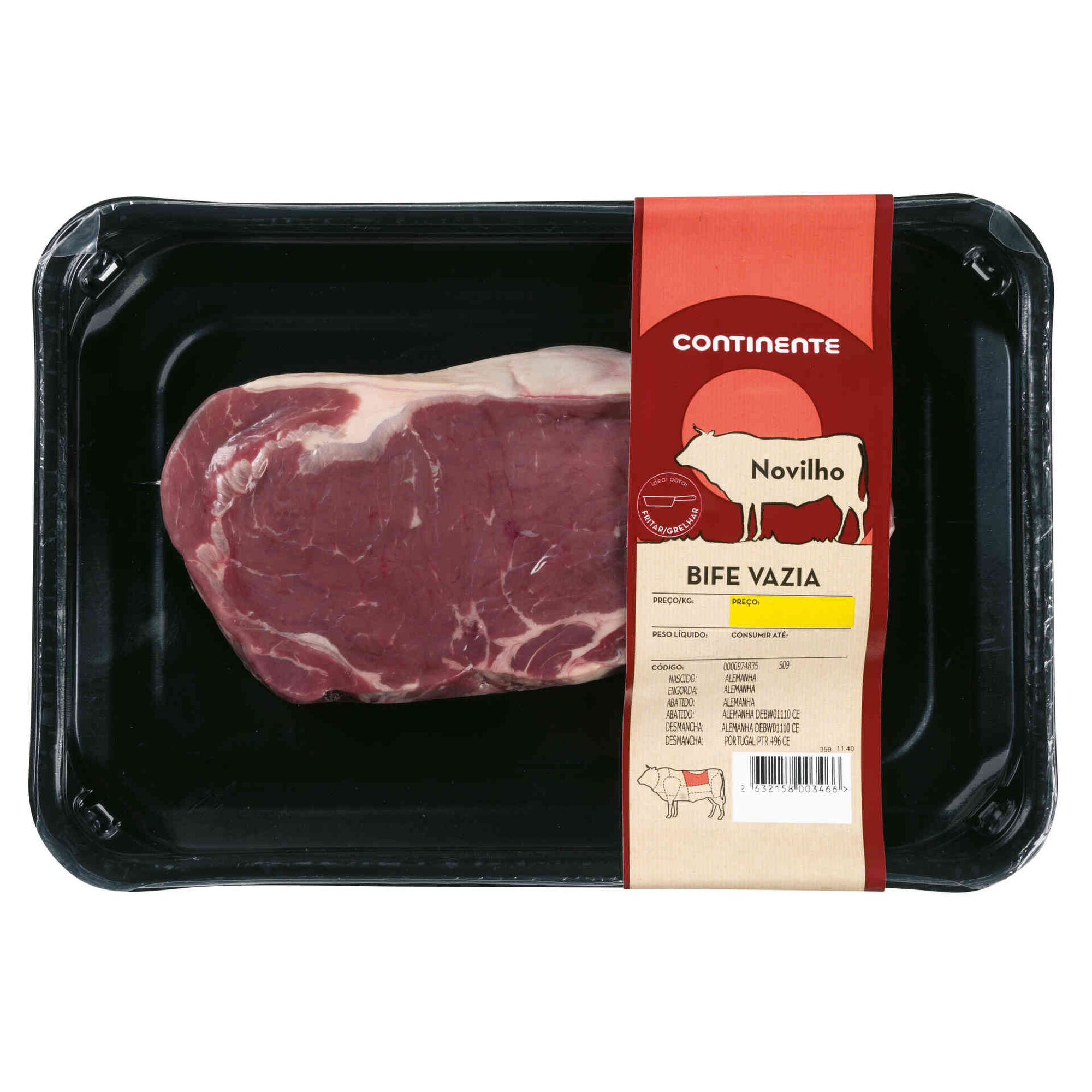 Bife da Vazia de Novilho Bife da Vazia de Novilho
