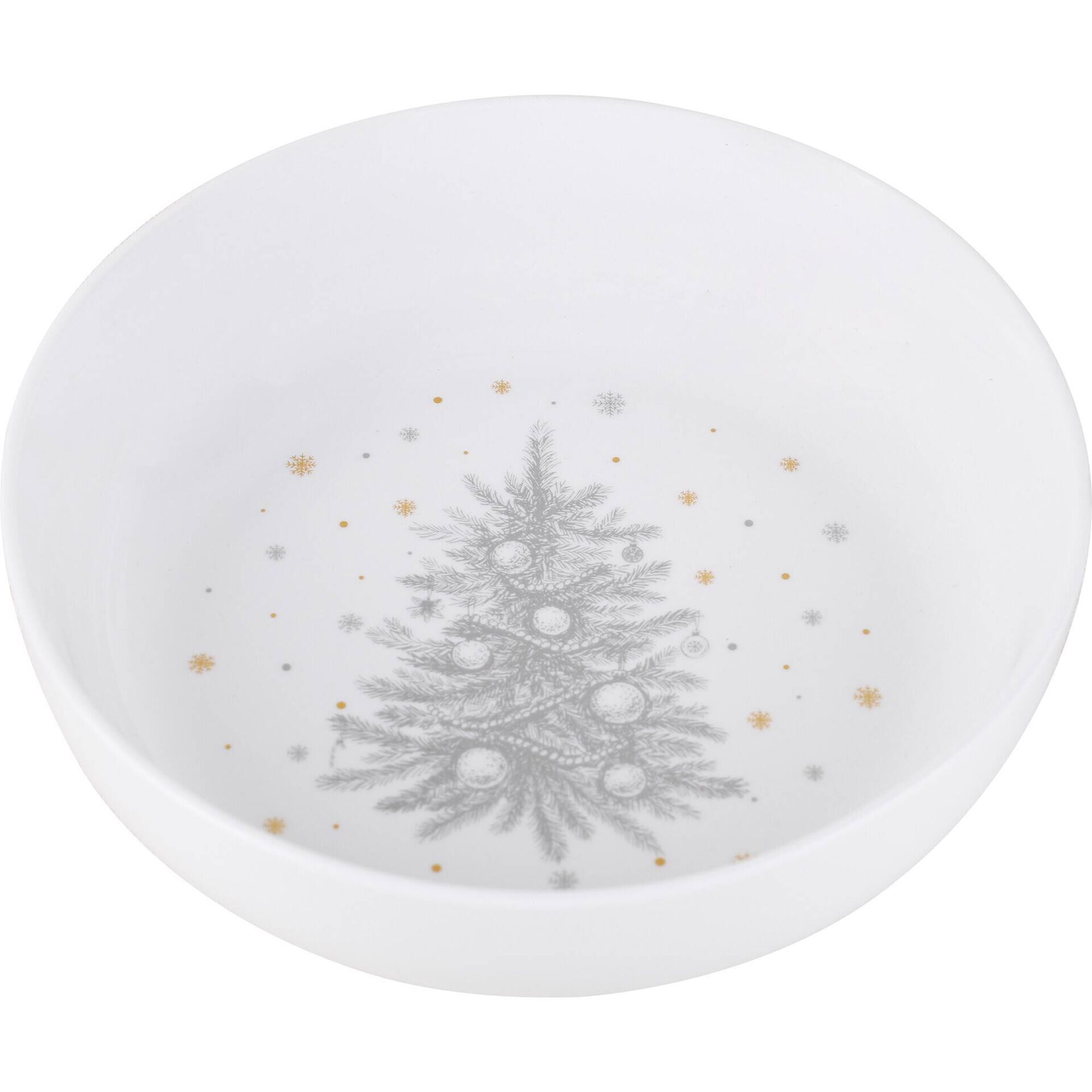 Taça Árvore Cinza e Dourado