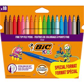 Marcadores de Feltro Kids Visa Bic