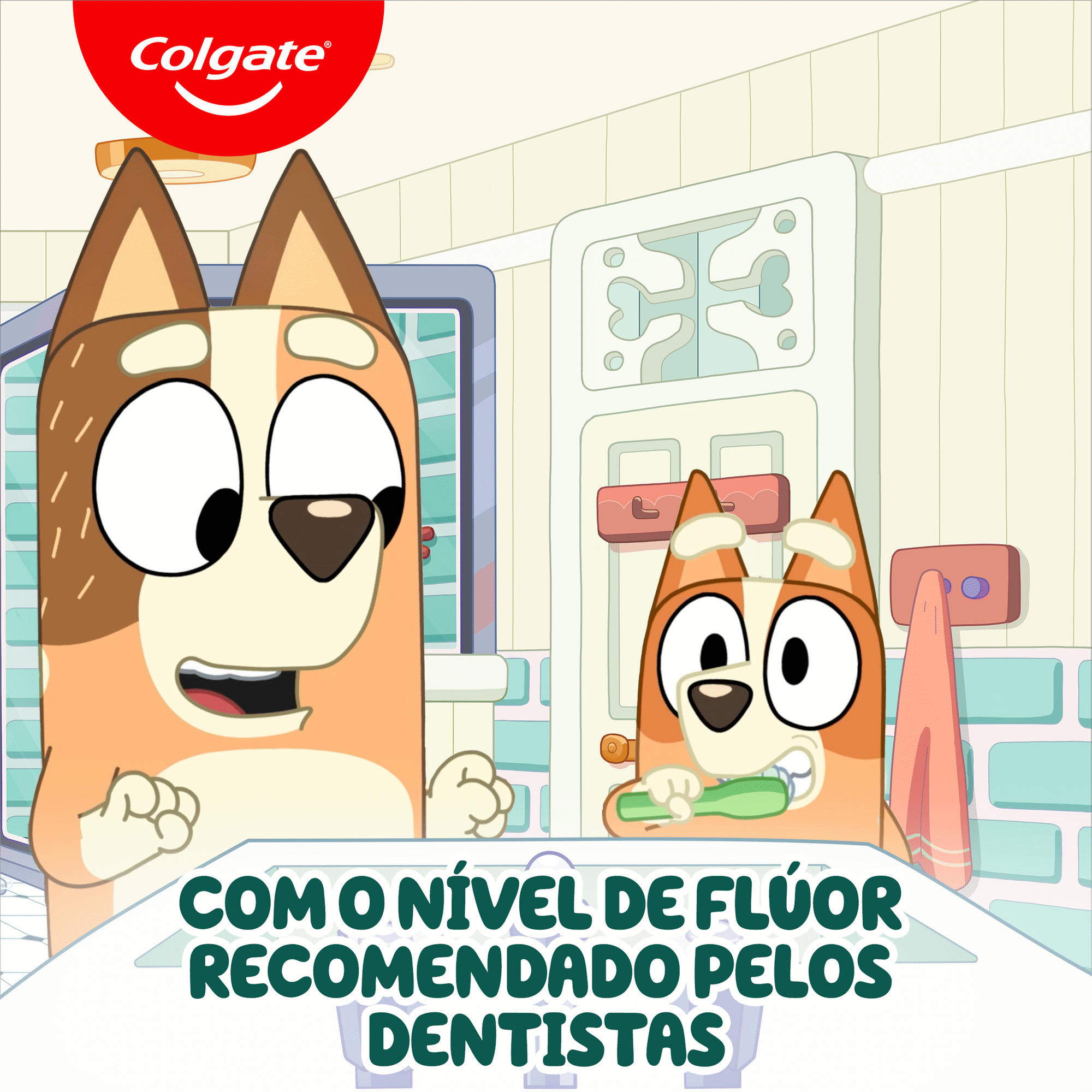 Pasta de Dentes Crian&ccedil;a Bluey 0 a 5 Anos Colgate
