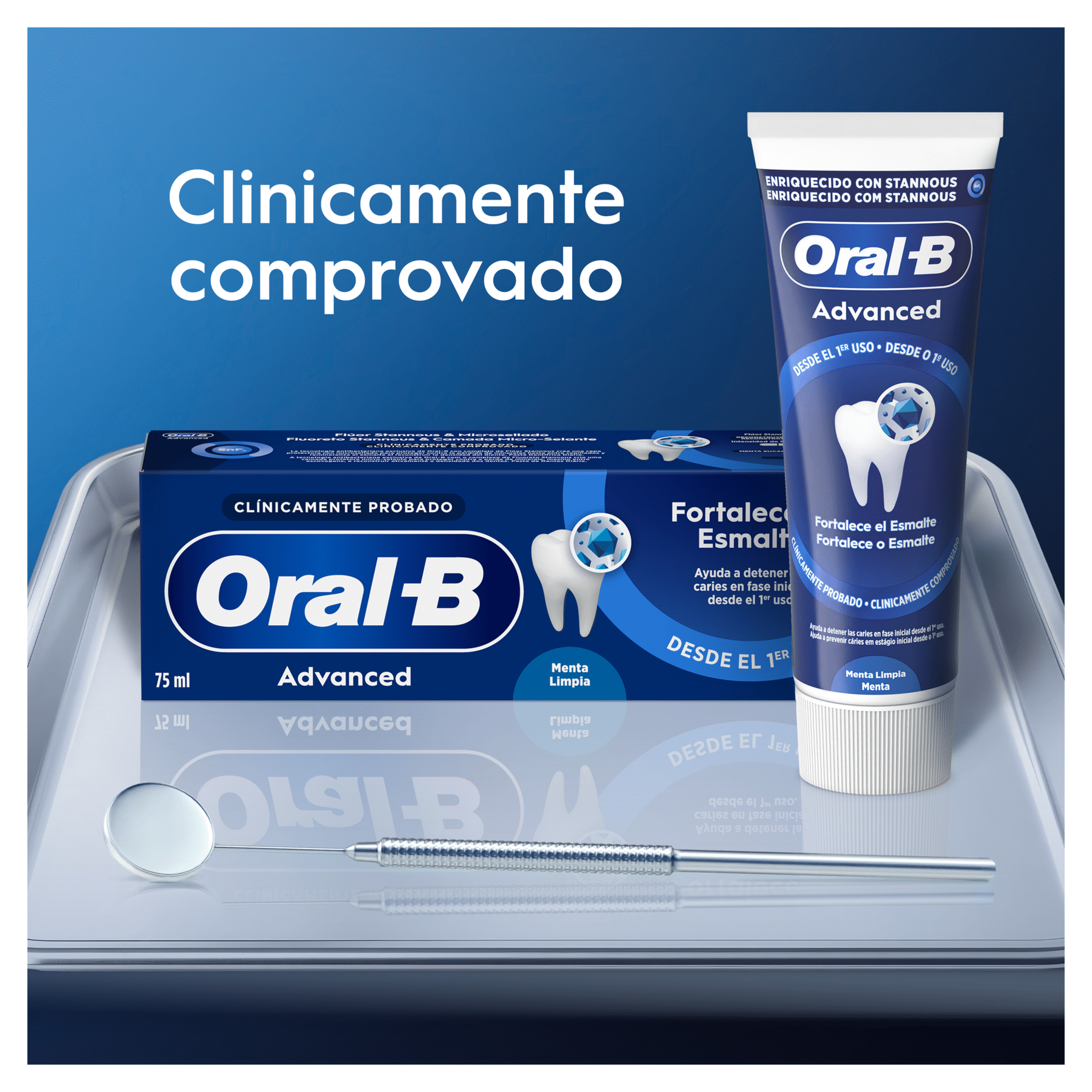Pasta de Dentes Advanced Fortalecedora Esmalte Oral-B