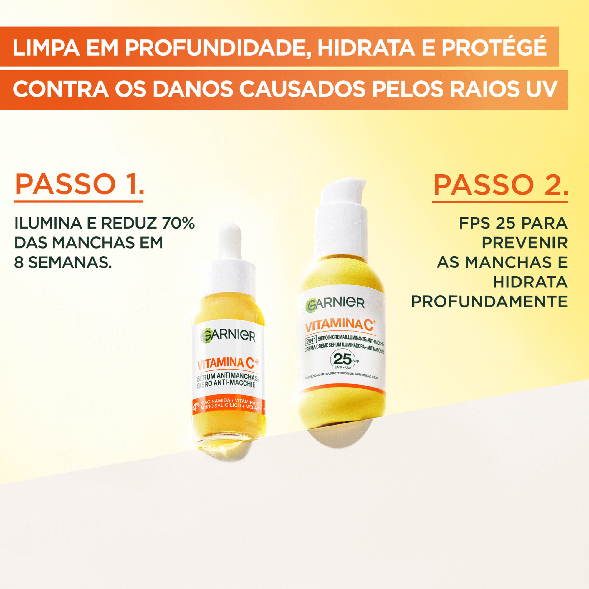 S&eacute;rum Facial Vitamina C FPS 25 Garnier Skin Active