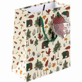 Saco para Presentes Winter Forest 15x18x8cm