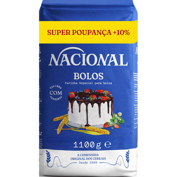 Farinha de Trigo para Bolos com Fermento Nacional