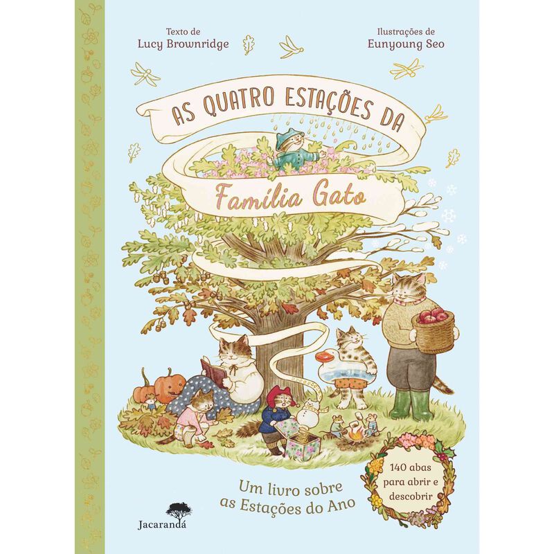 As Quatro Estações da Familia Gato de Lucy Brownridge