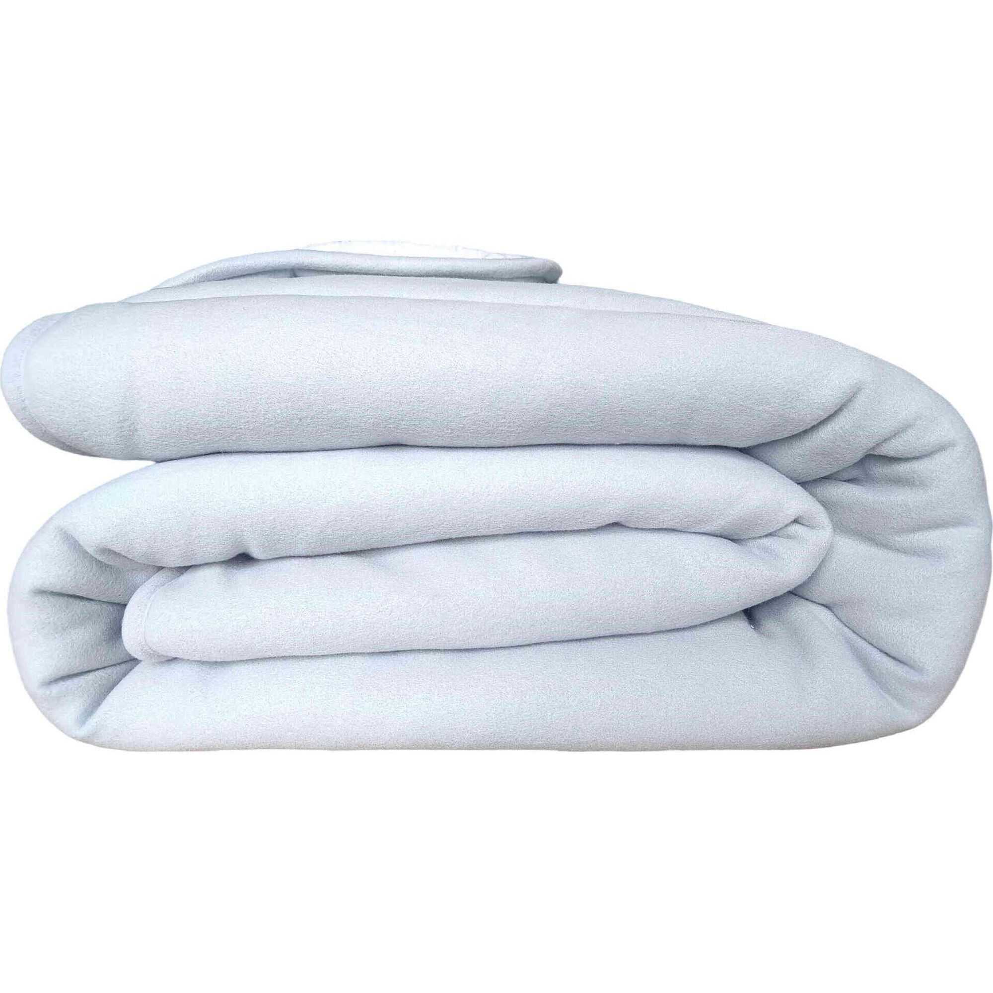 Edred&atilde;o Polar Borreguito 240x220cm Cinza