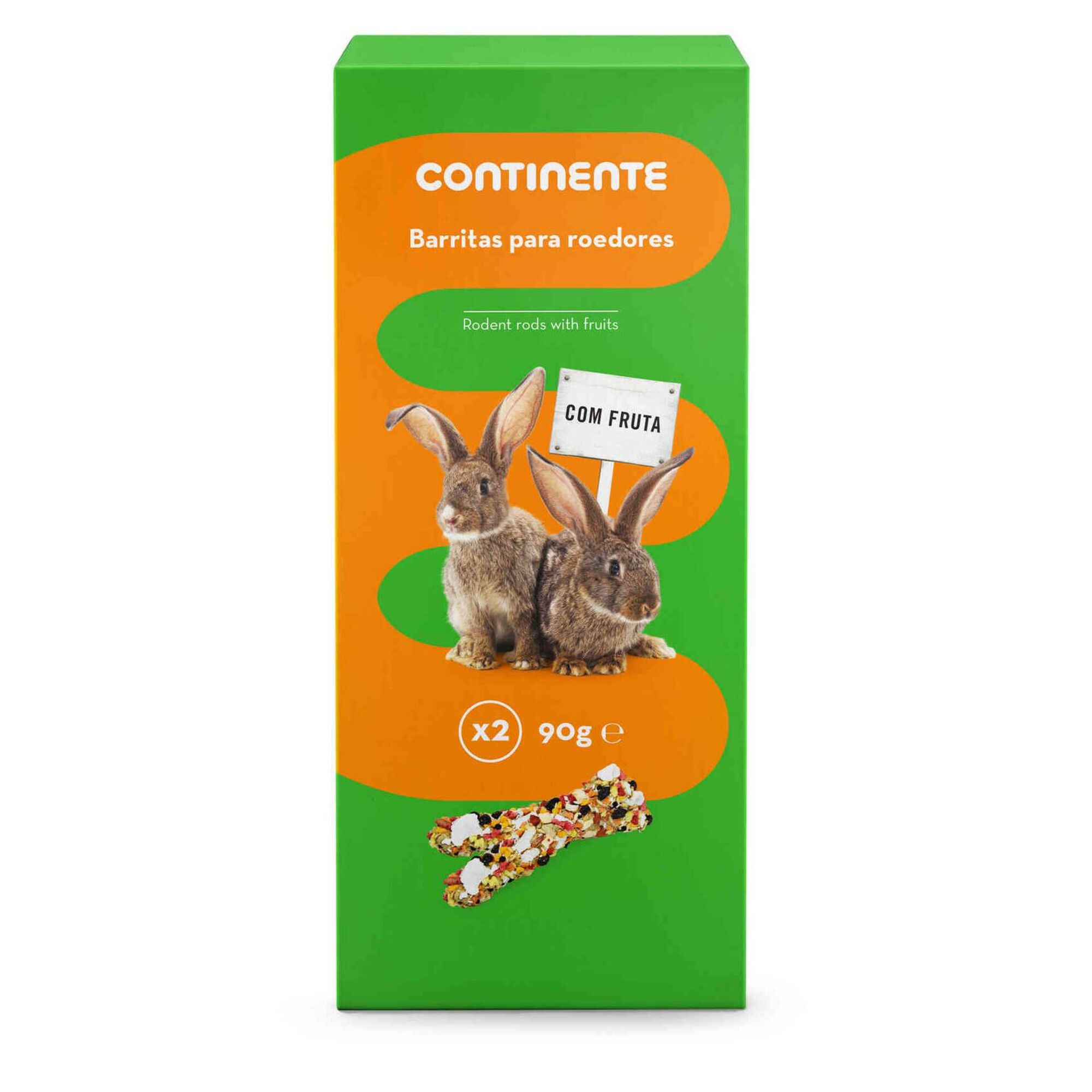 Comida para Roedor Barrita Fruta Continente