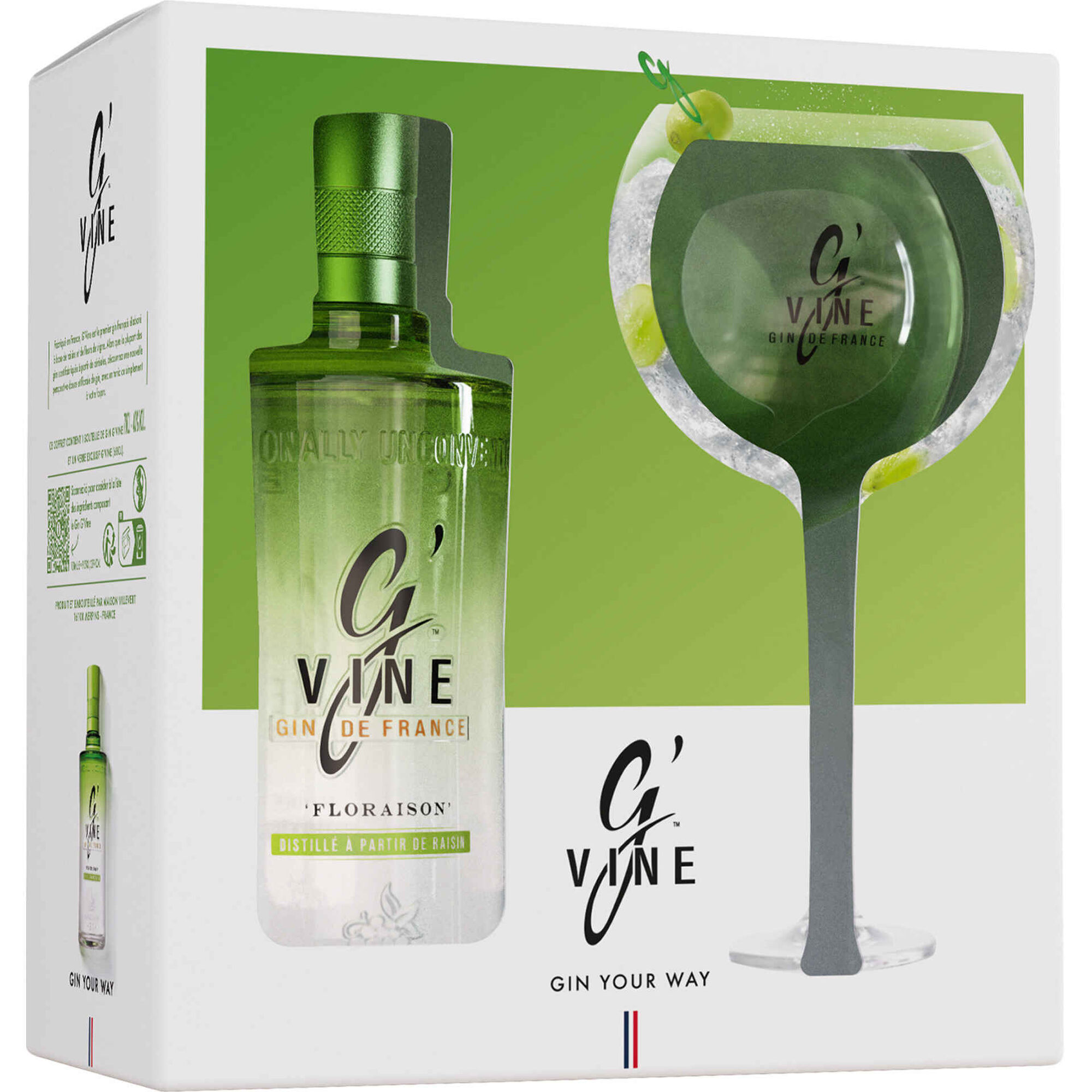 Gin G'Vine Floraison com Copo