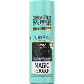 Colora&ccedil;&atilde;o Retoca Ra&iacute;zes Spray Preto L'Or&eacute;al Paris Magic Retouch