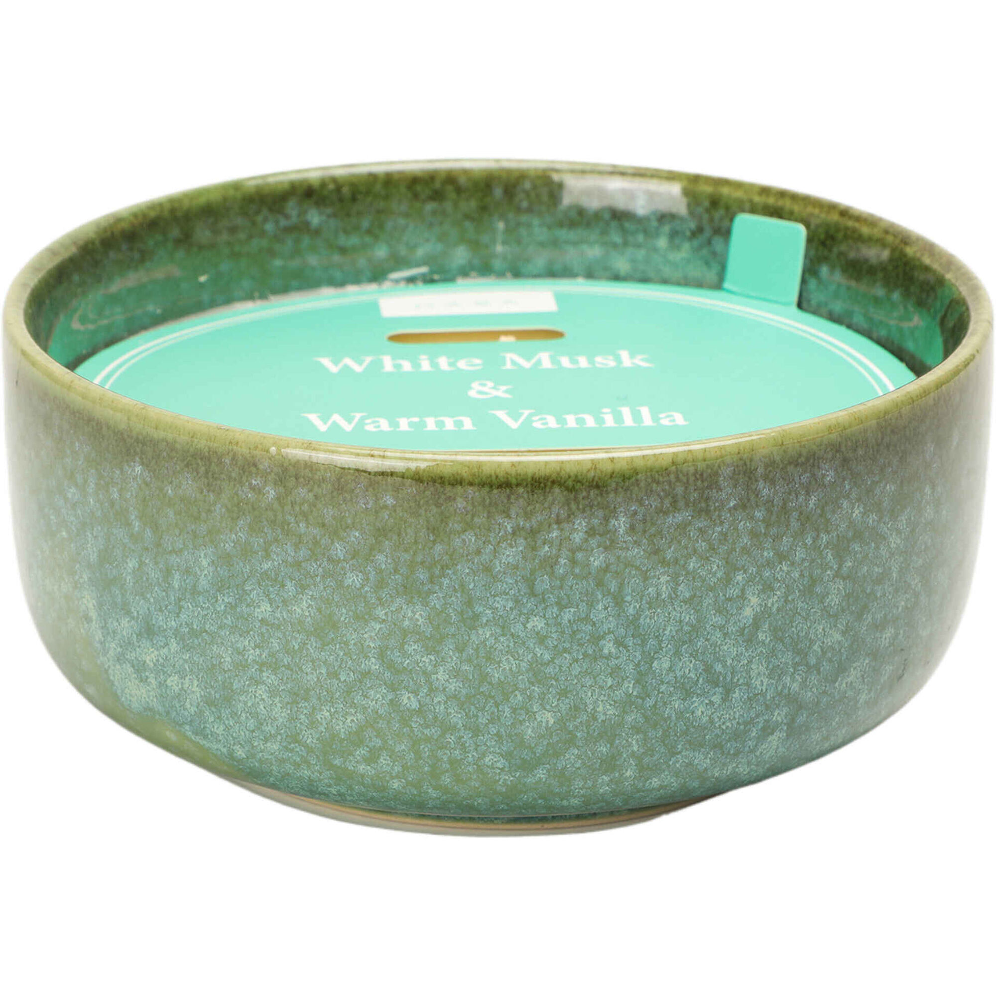 Vela em Ta&ccedil;a Reativa 500g Verde Kasa