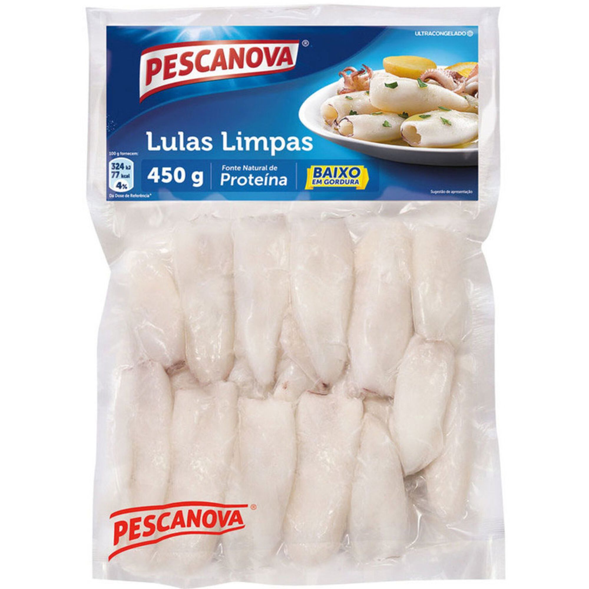 Lula Limpa 20/40 Ultracongelada