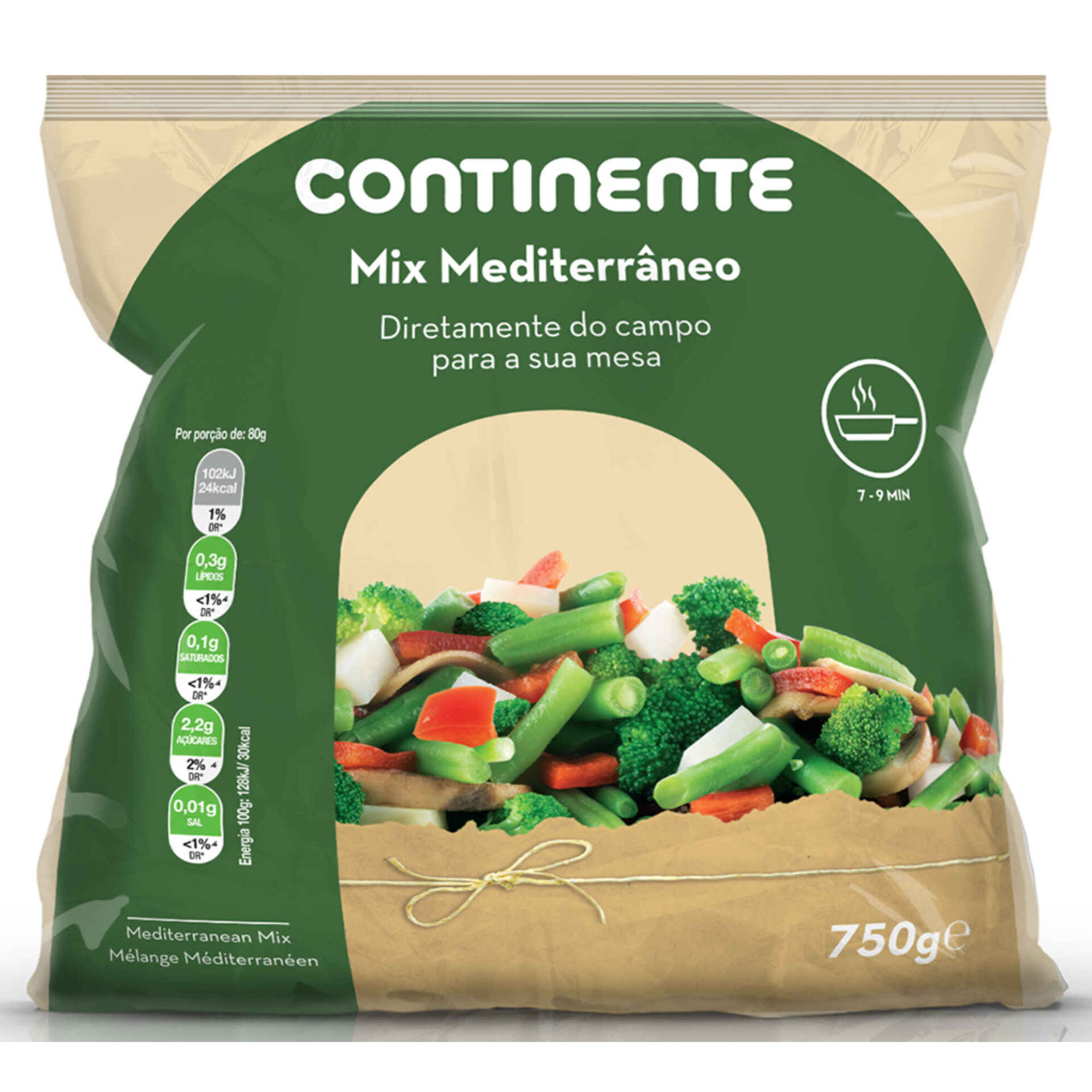 Mistura de Legumes Mediterrâneos