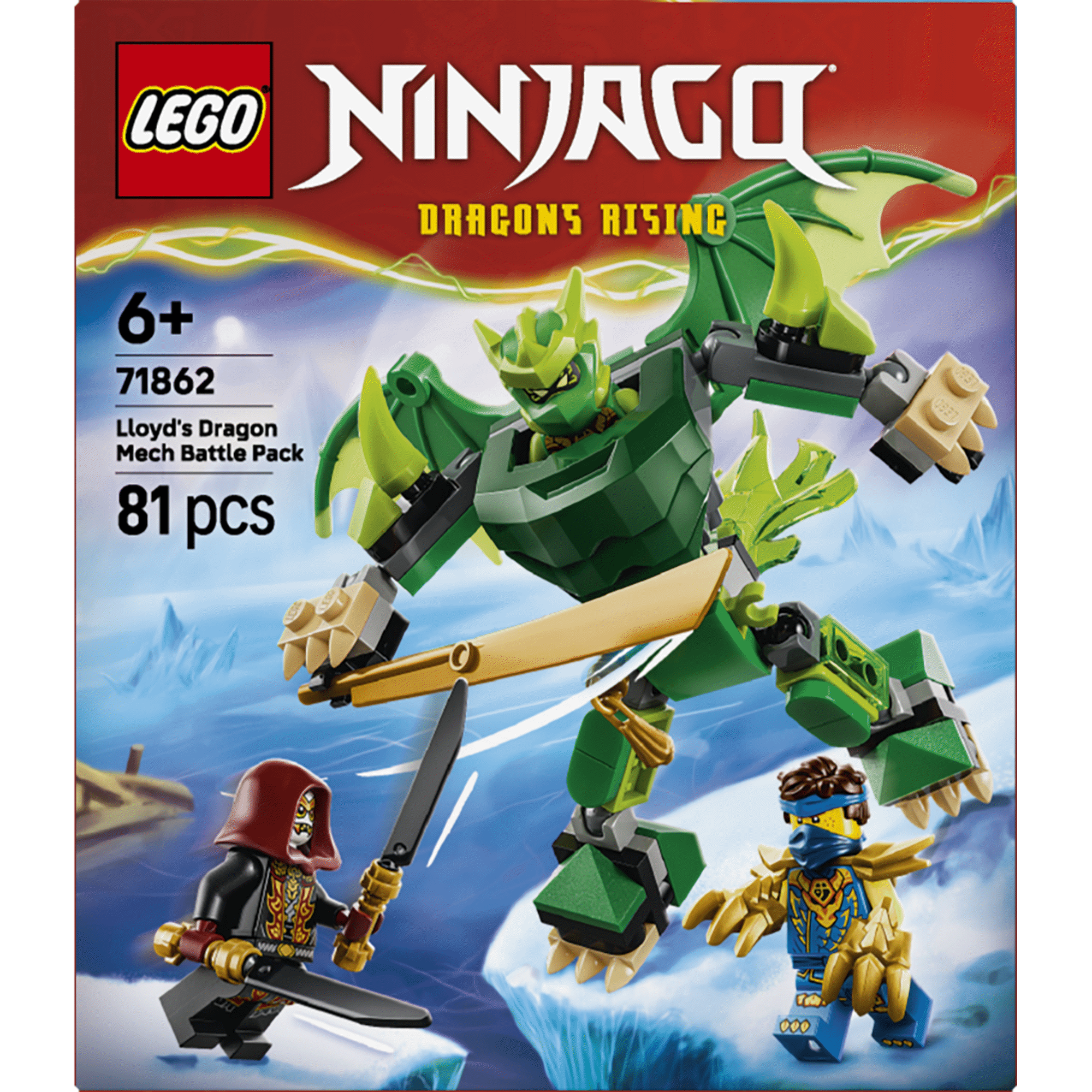 LEGO Ninjago - Pack de Batalha do Rob&ocirc; Drag&atilde;o do Lloyd - 71862