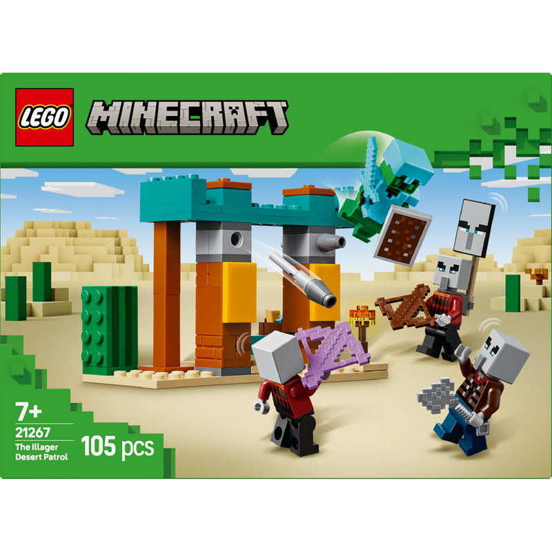LEGO Minecraft - A Patrulha do Deserto Illager - 21267