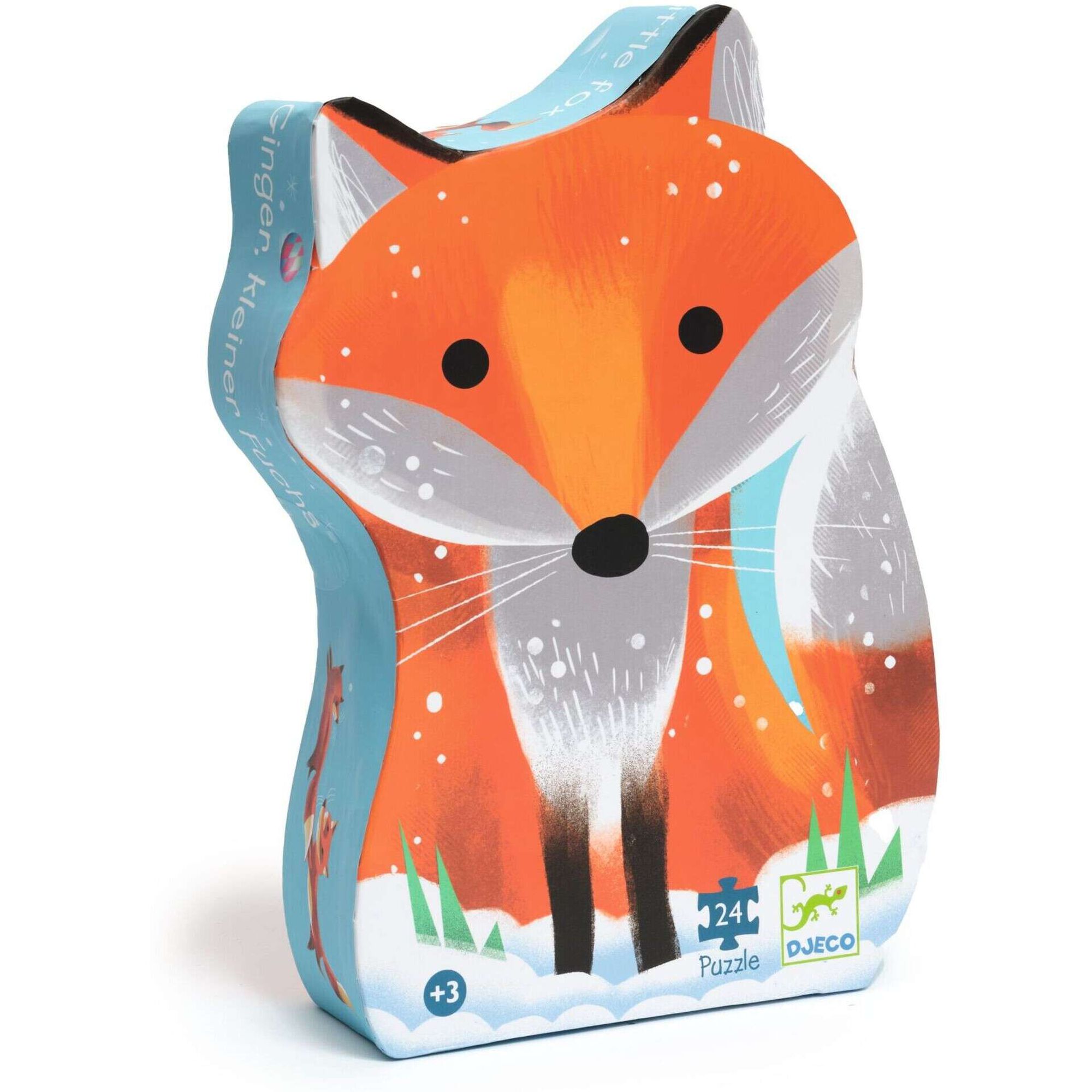 Djeco - Puzzle Silhueta Ginger, A Raposa 24 Pe&ccedil;as