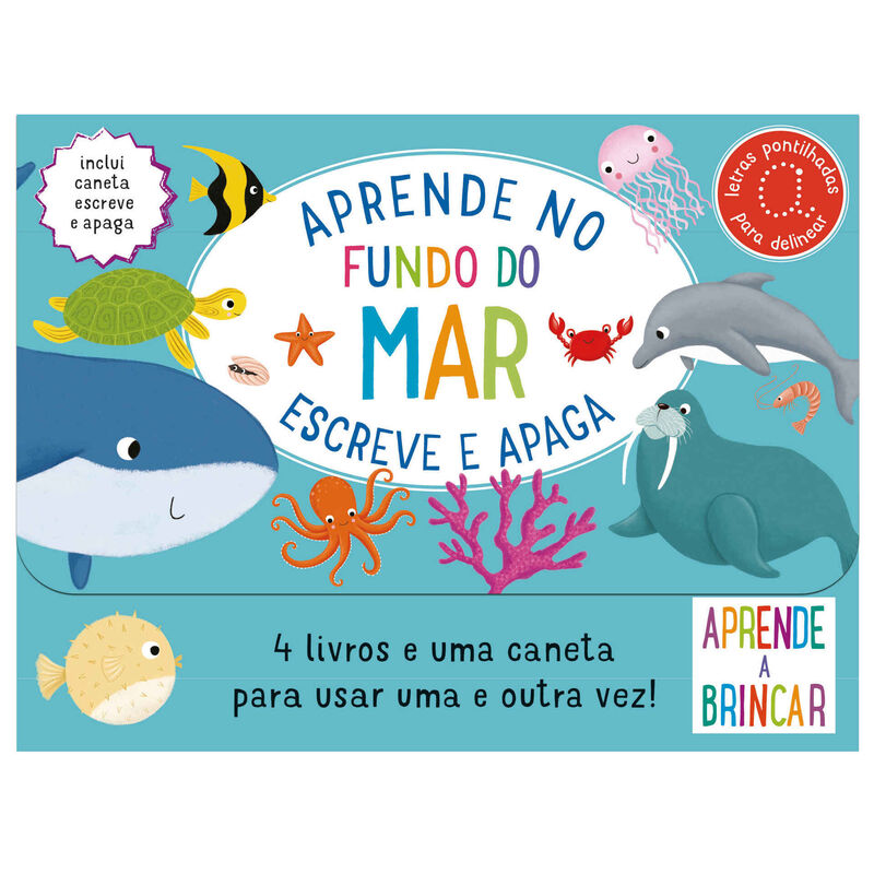 Escreve e Apaga - Aprende no Fundo do Mar de Vários Autores