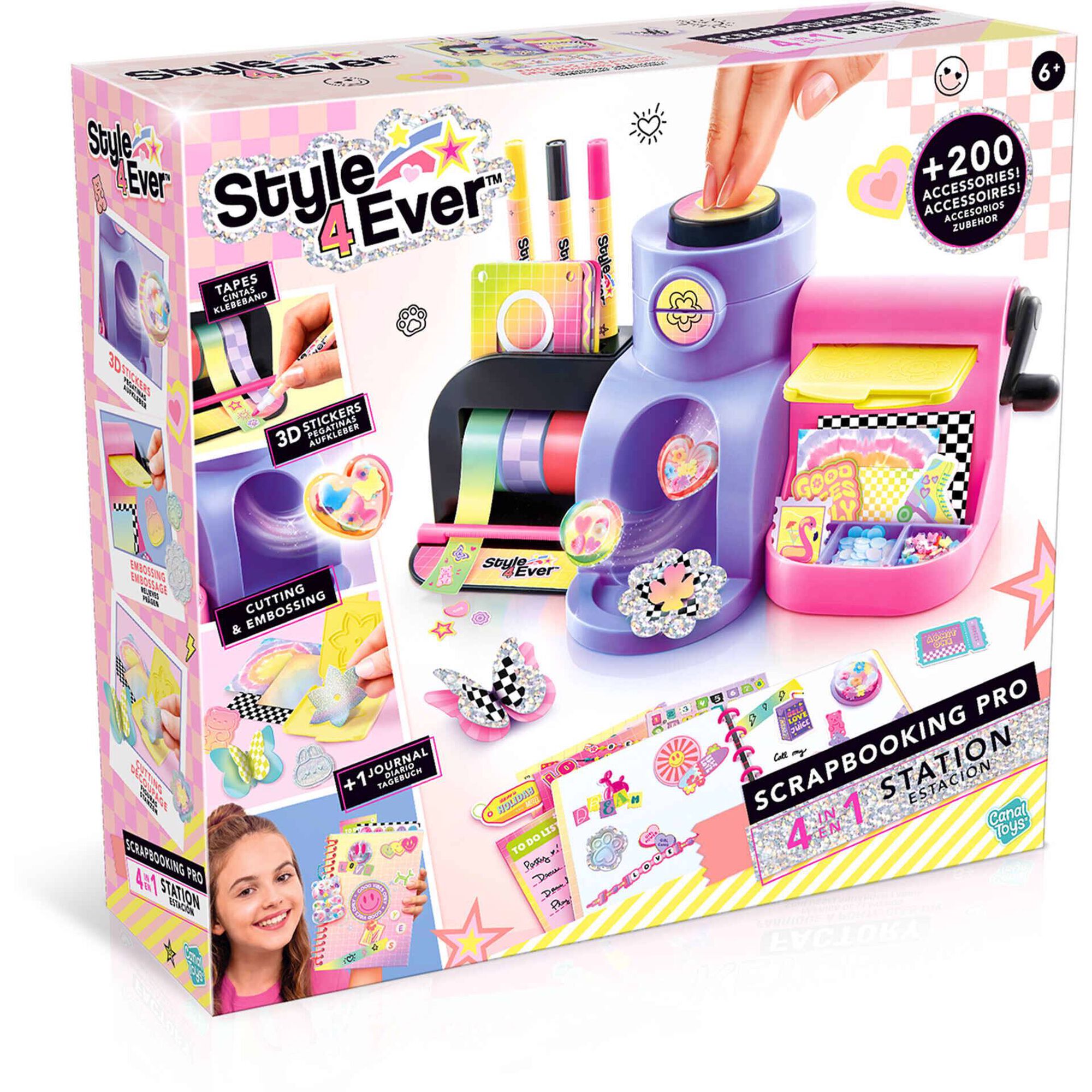 Canal Toys - Kit Est&uacute;dio de Decora&ccedil;&atilde;o 4 em 1 Style4ever