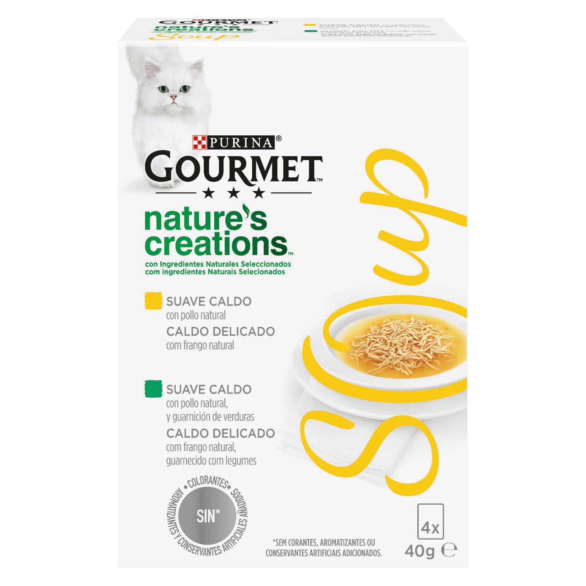 Comida Húmida para Gato Adulto Soup Frango Saquetas Comida Húmida para Gato Adulto Soup Frango Saquetas