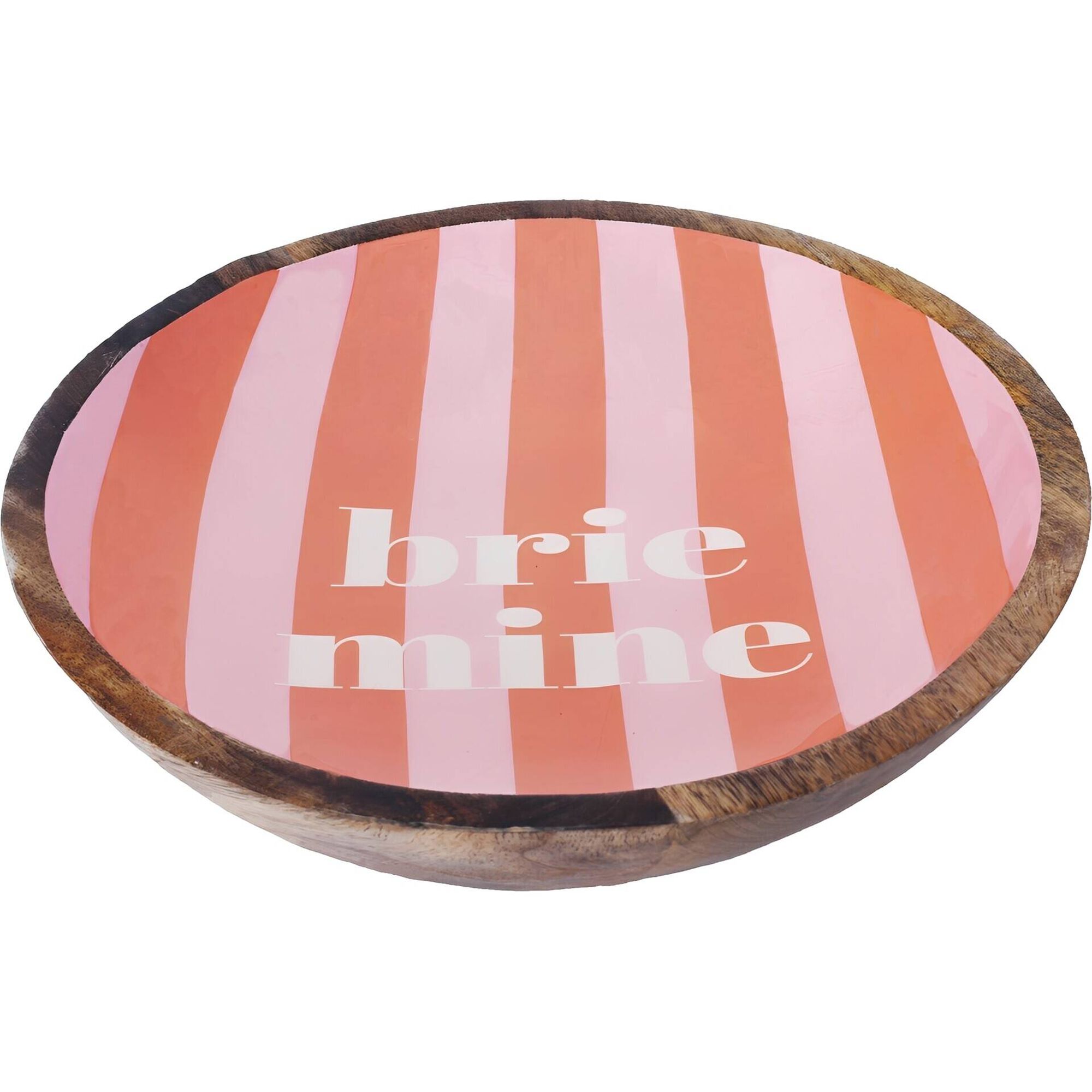 Ta&ccedil;a Redonda 30cm Riscas Rosa Kasa