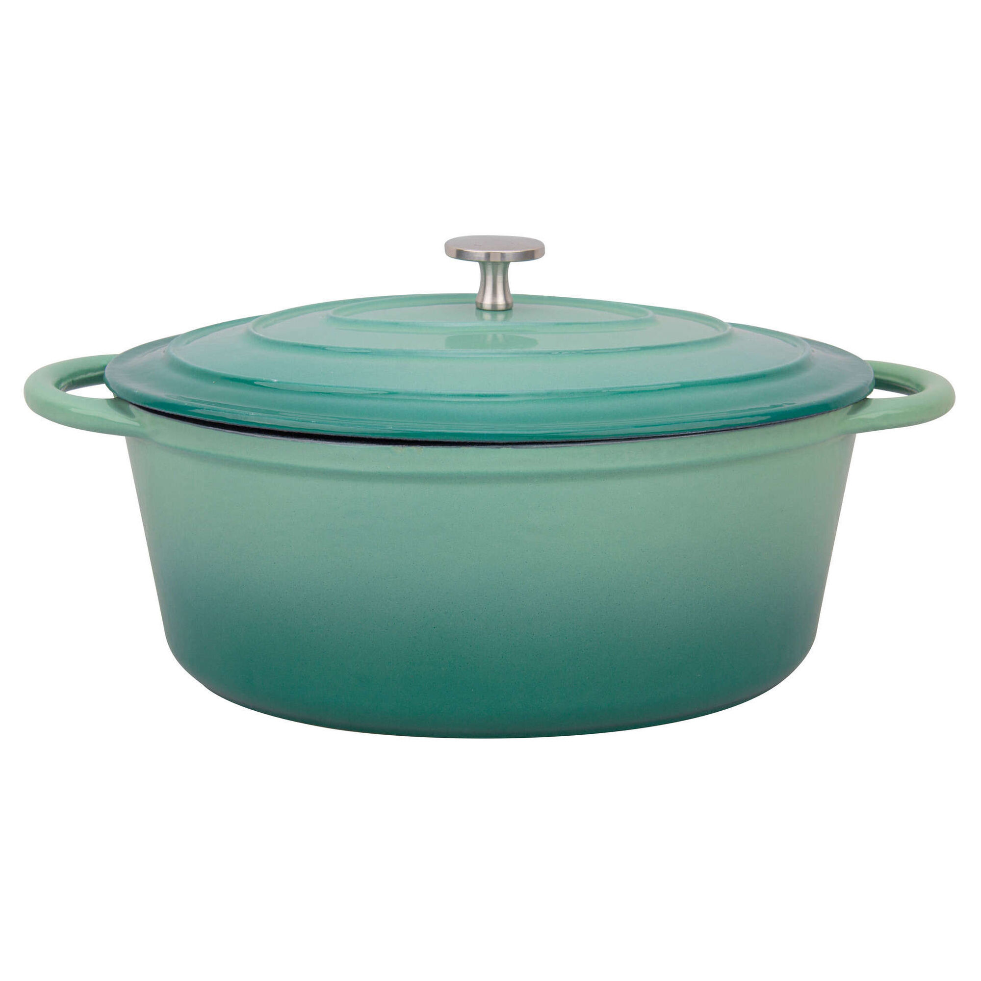 Assadeira Ferro Fundido Verde 27x21cm Kasa