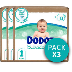 Fraldas Cuidado Total 2-5kg T1