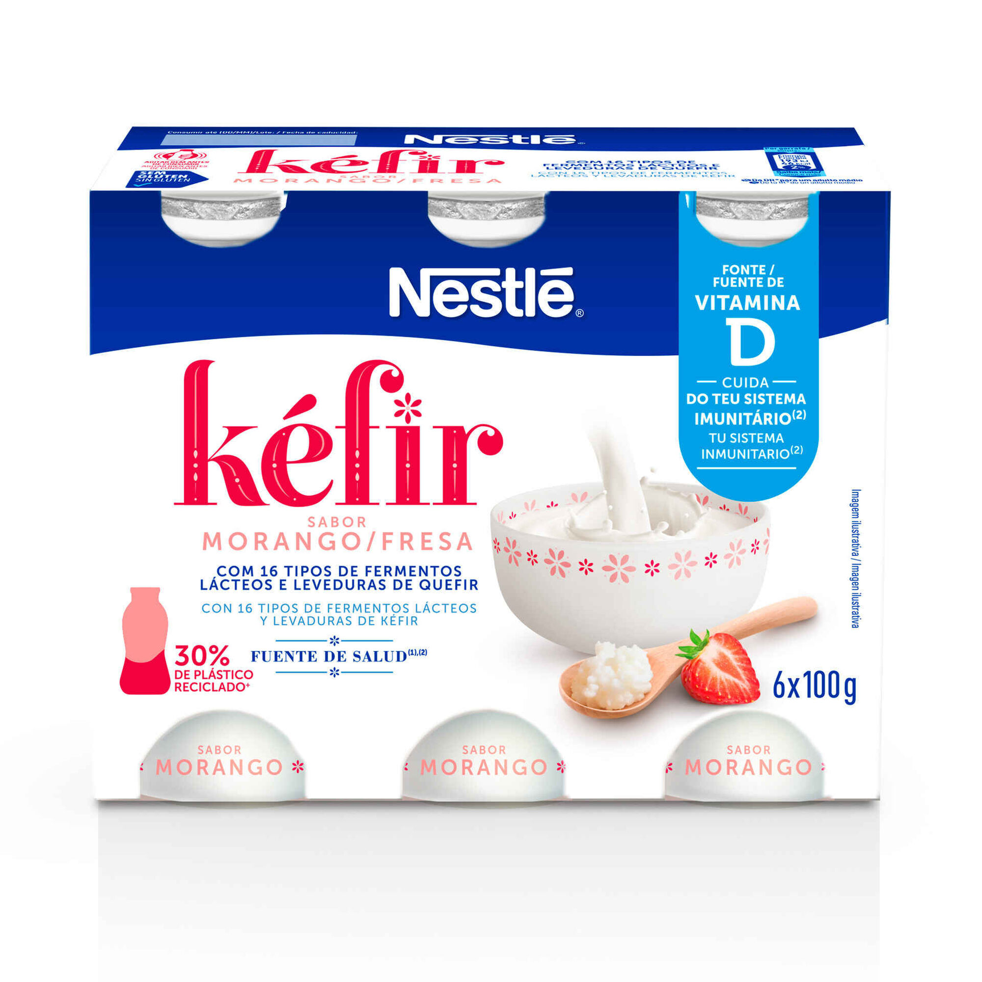 Iogurte Kefir Morango