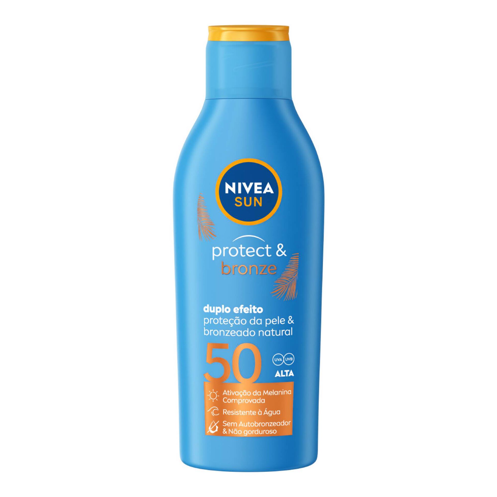 Protetor Solar Lo&ccedil;&atilde;o Protect & Bronze FPS 50 Nivea Sun