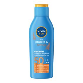 Protetor Solar Lo&ccedil;&atilde;o Protect & Bronze FPS 50 Nivea Sun
