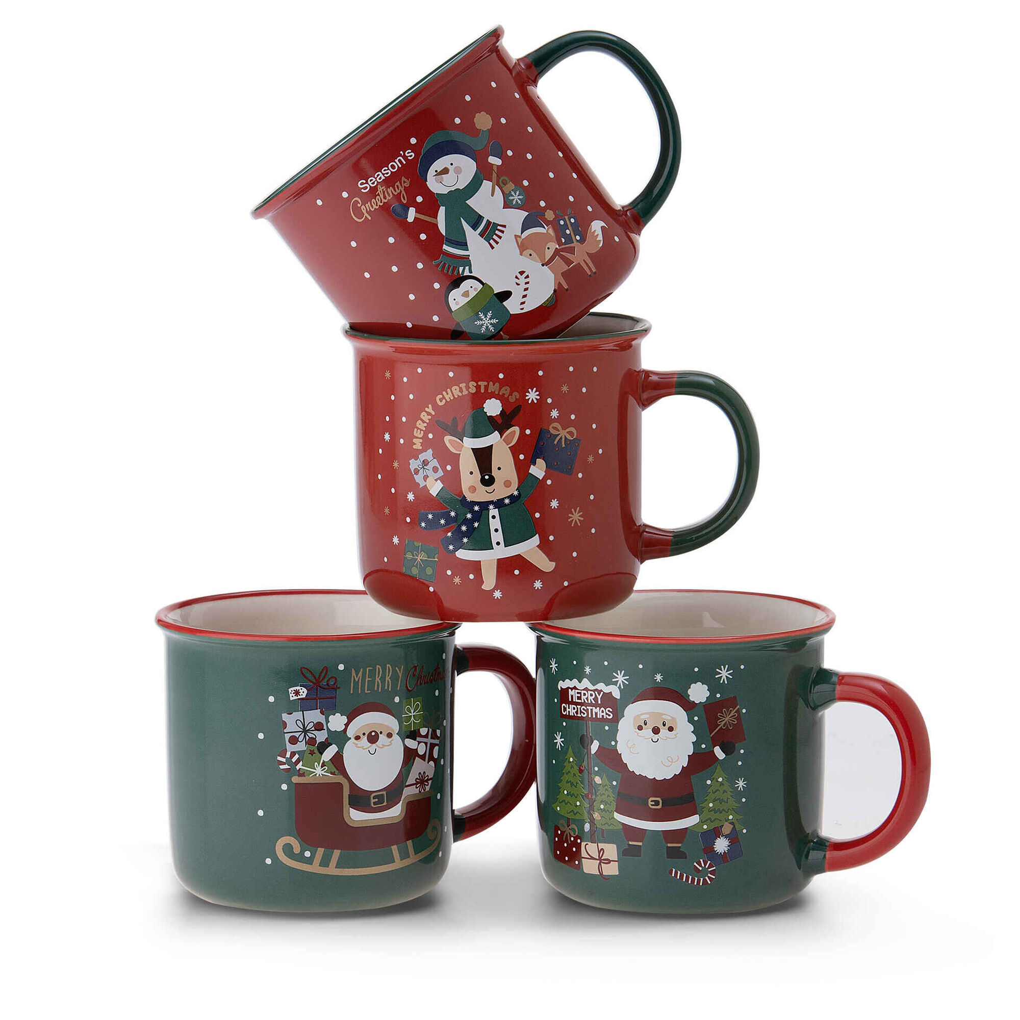 Caneca Vintage Vermelha Rena